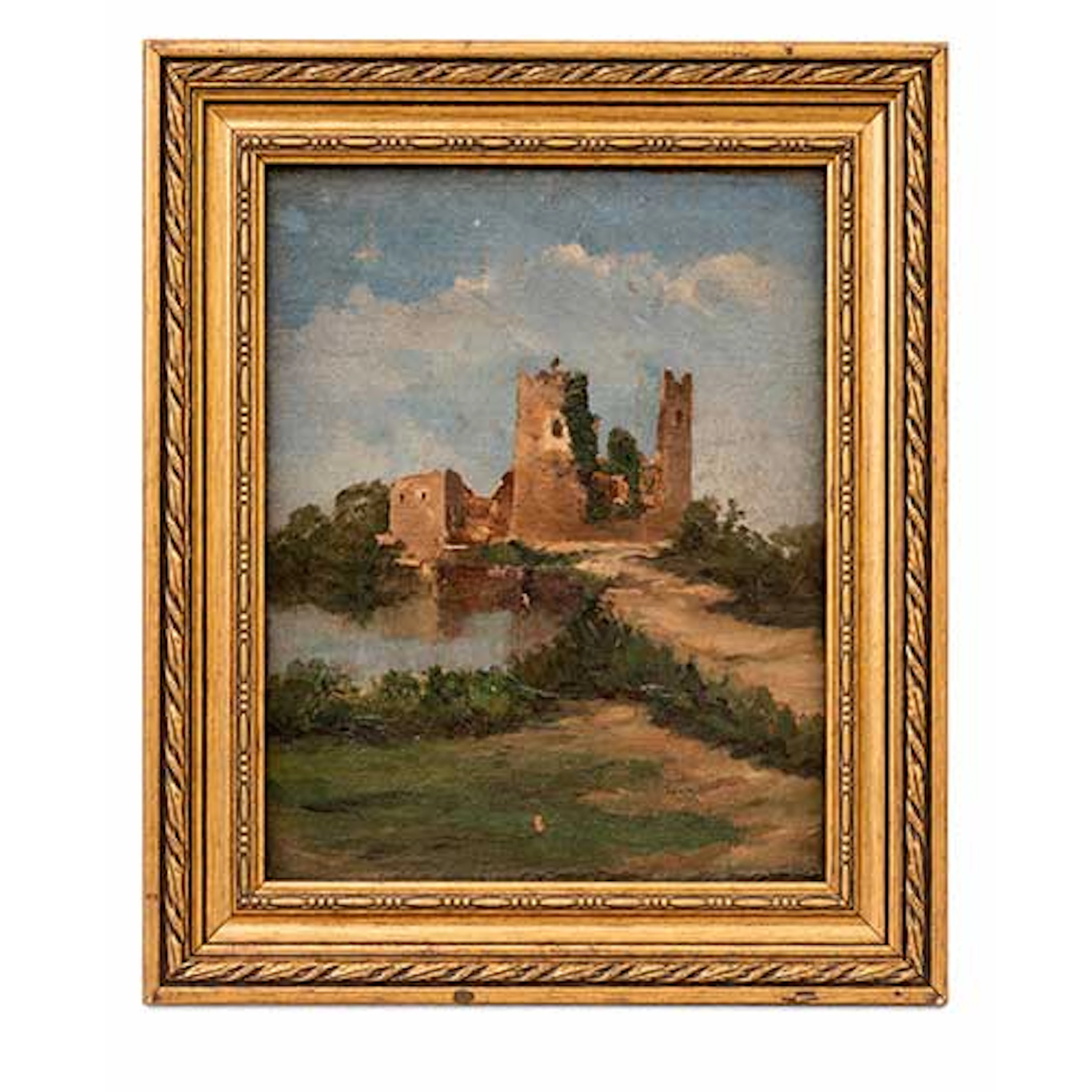 Paisaje con ruinas