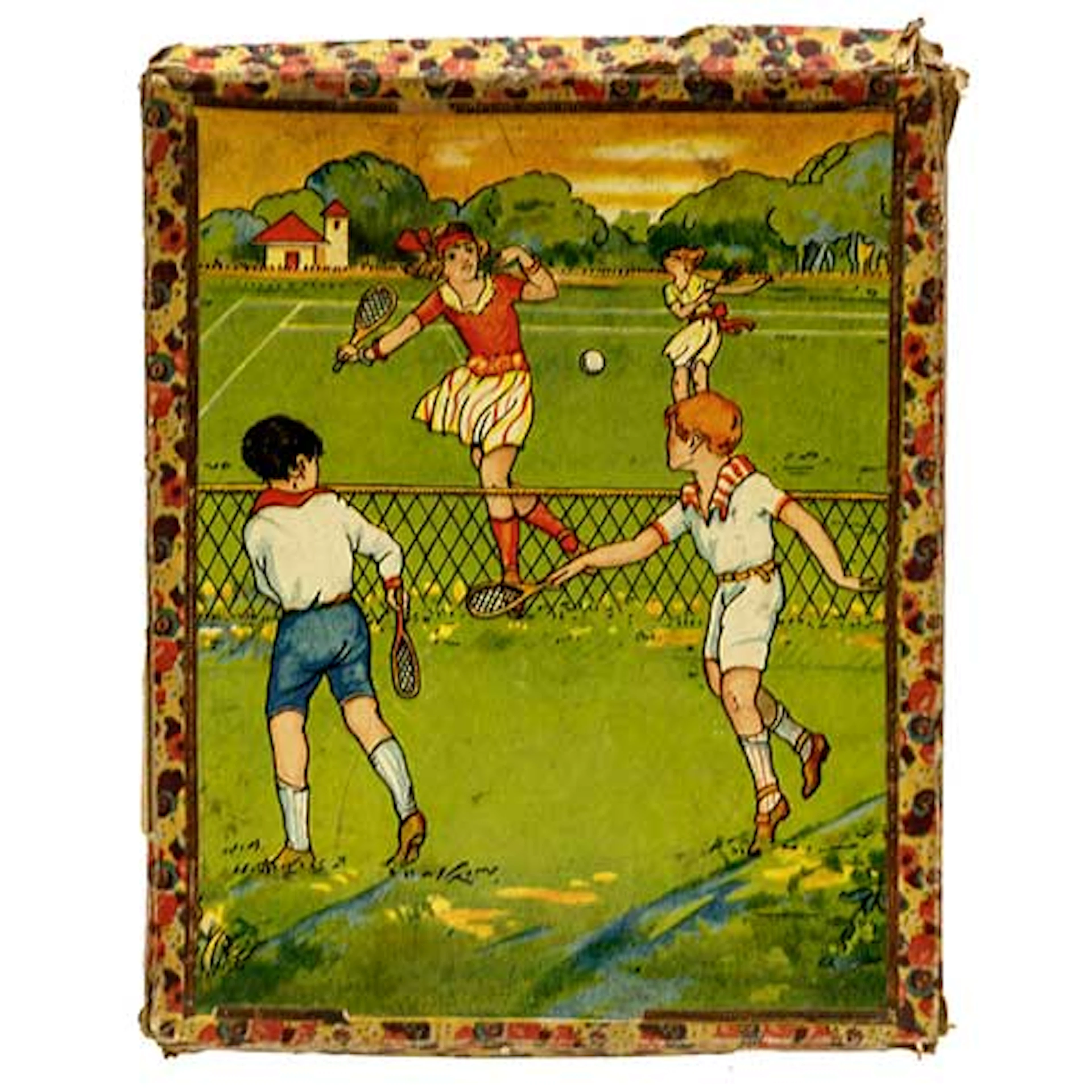 Juego de puzzles. Con varios dibujos. Faltan algunas piezas. En estuche
