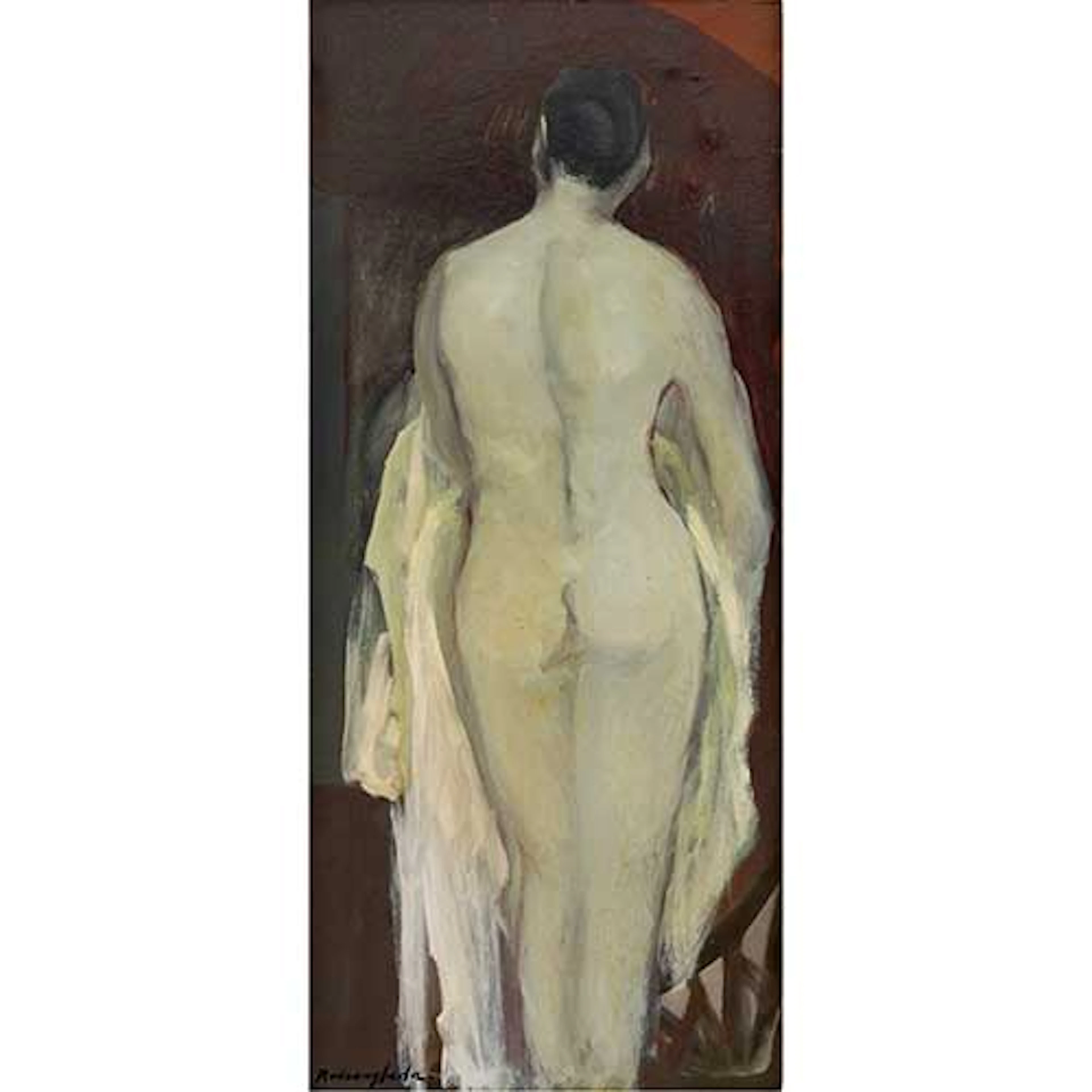 Desnudo de espalda