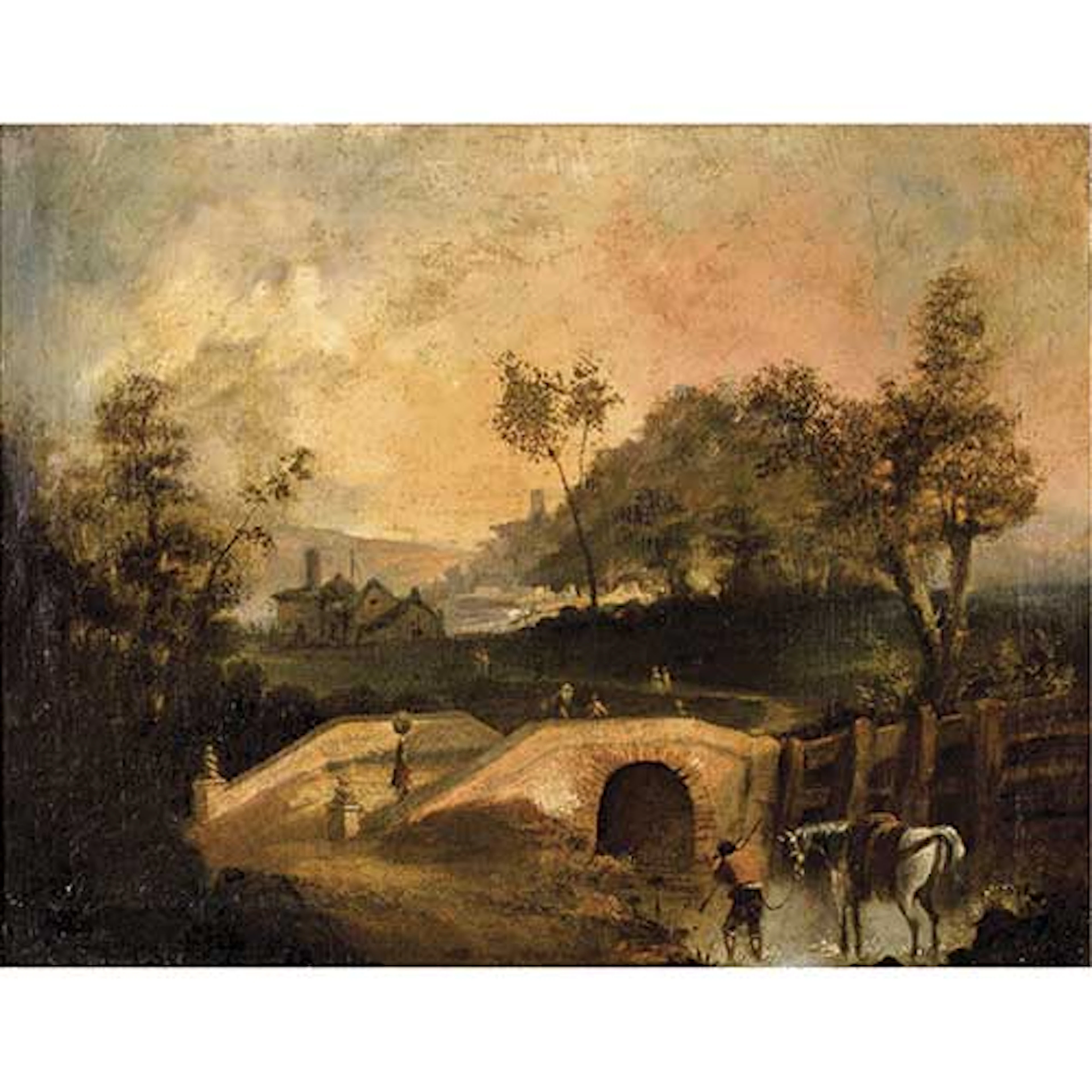 Paisaje con puente