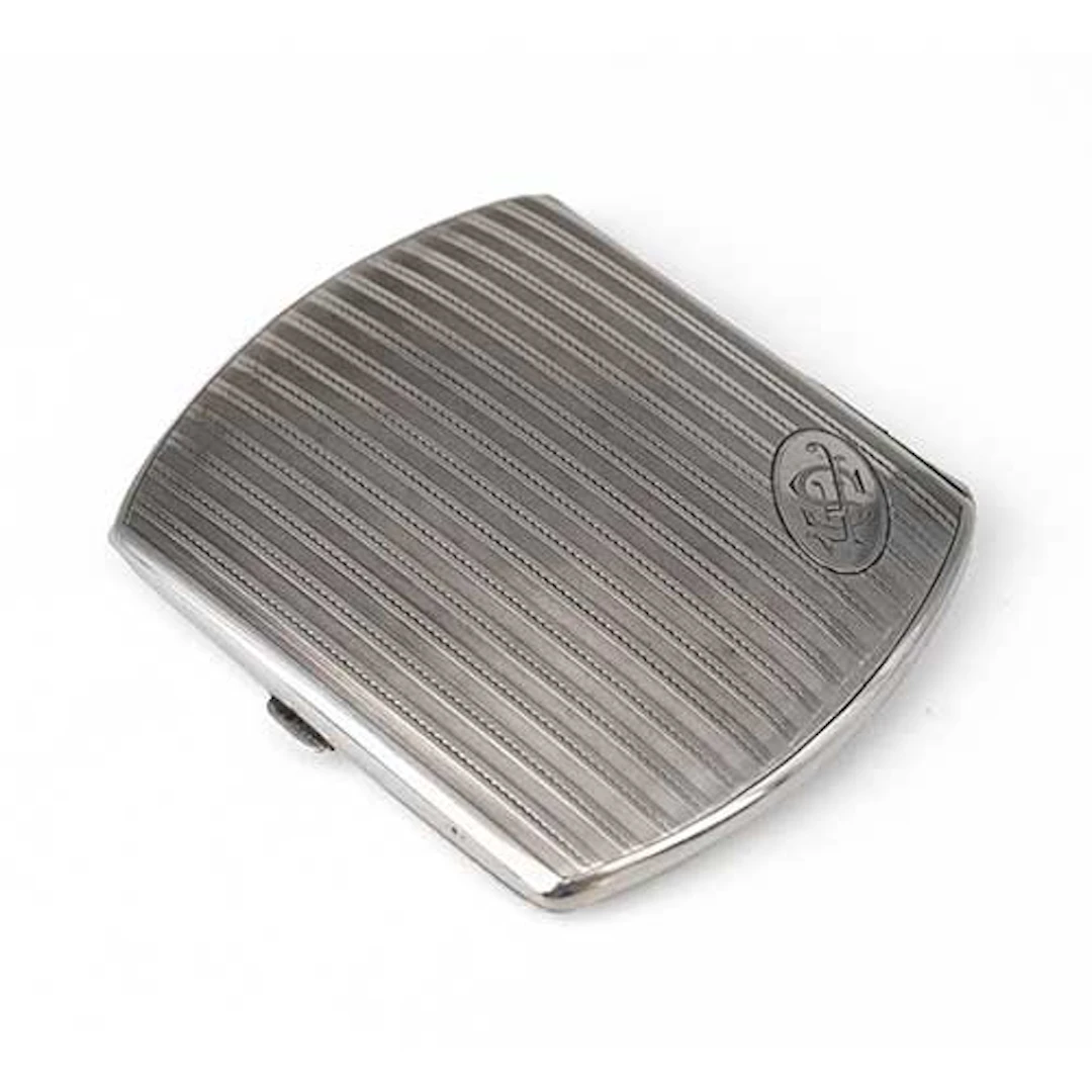 Pitillera en plata gilloch