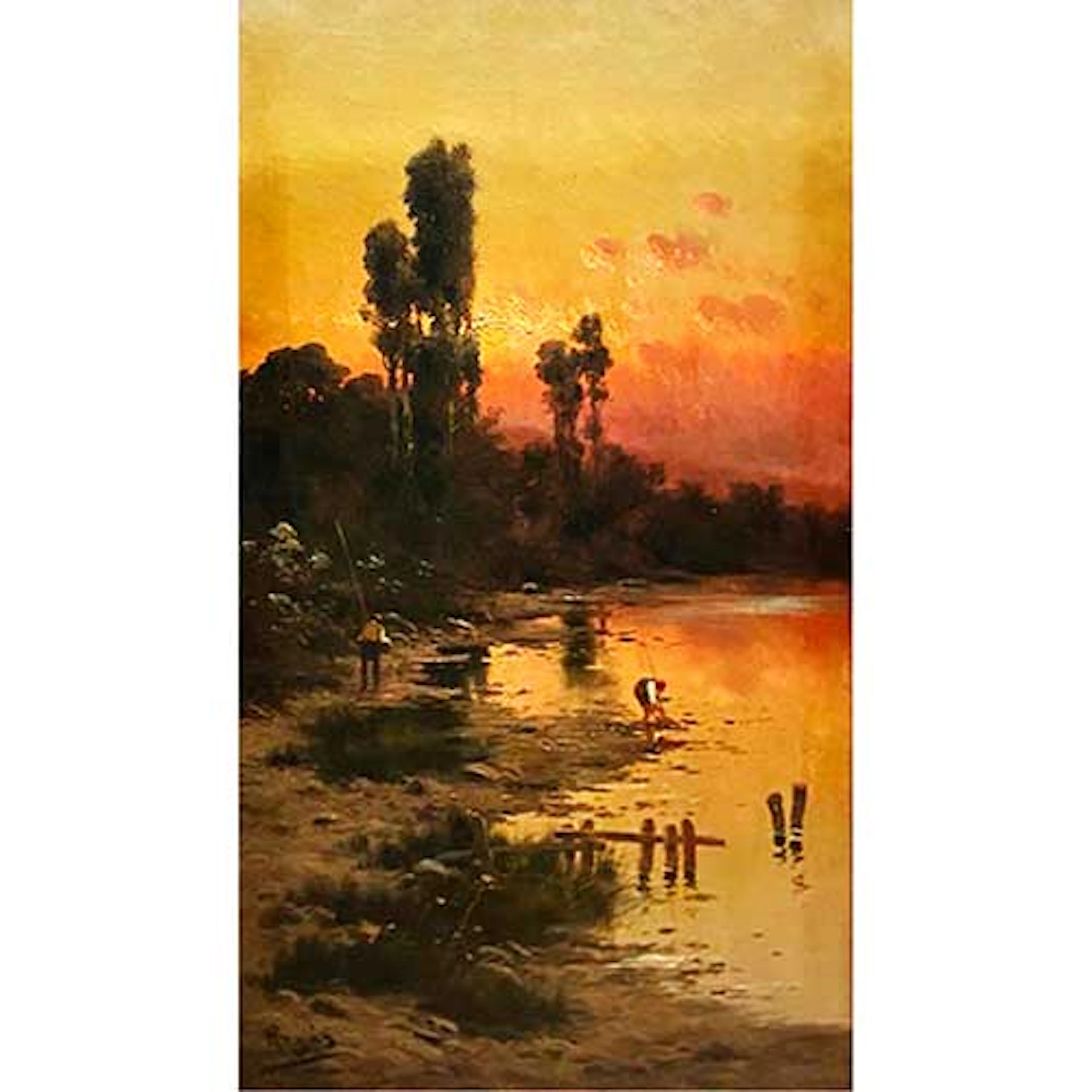 Paisaje al atardecer