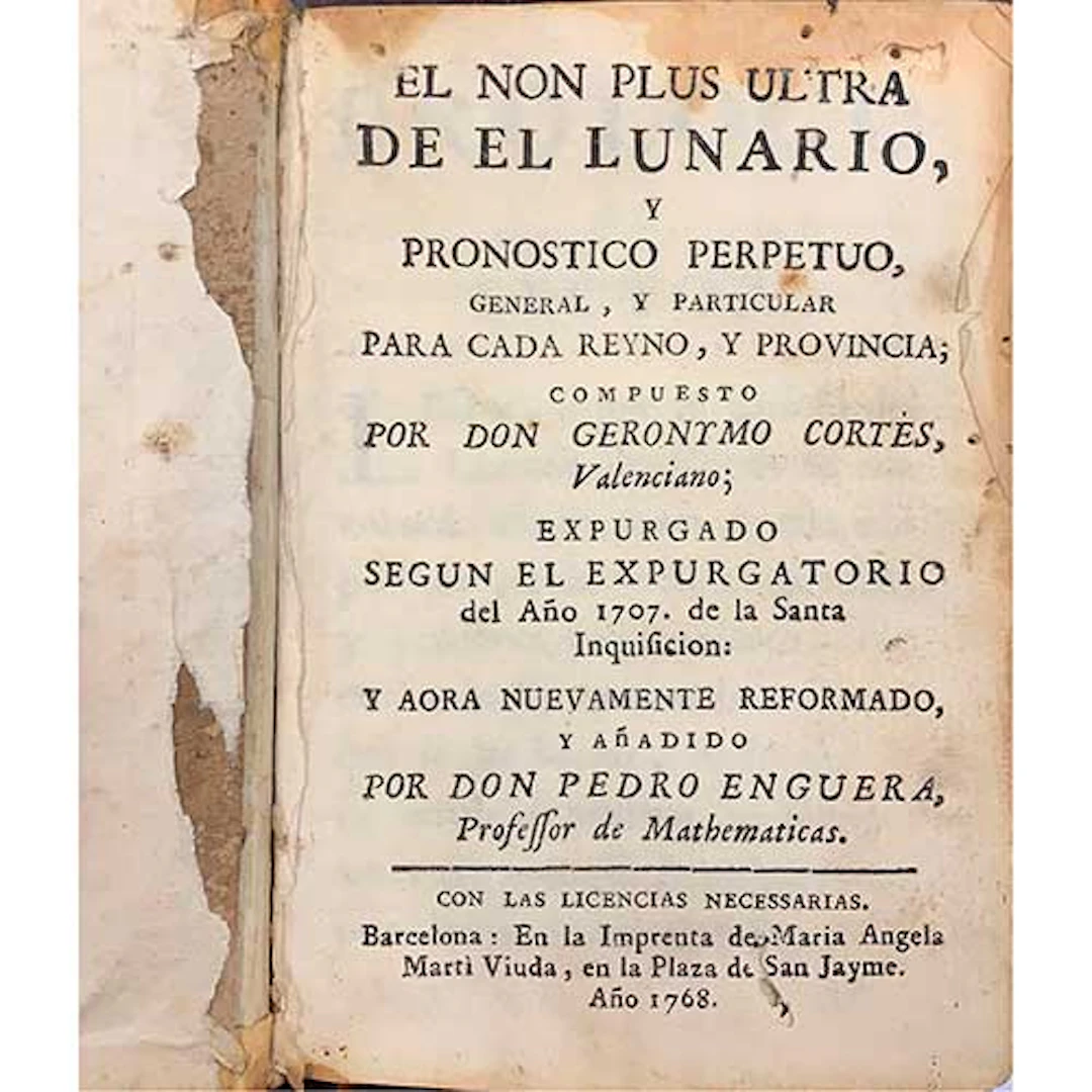 El non plus ultra de el lunario y pronstico perpetuo, general, y particular