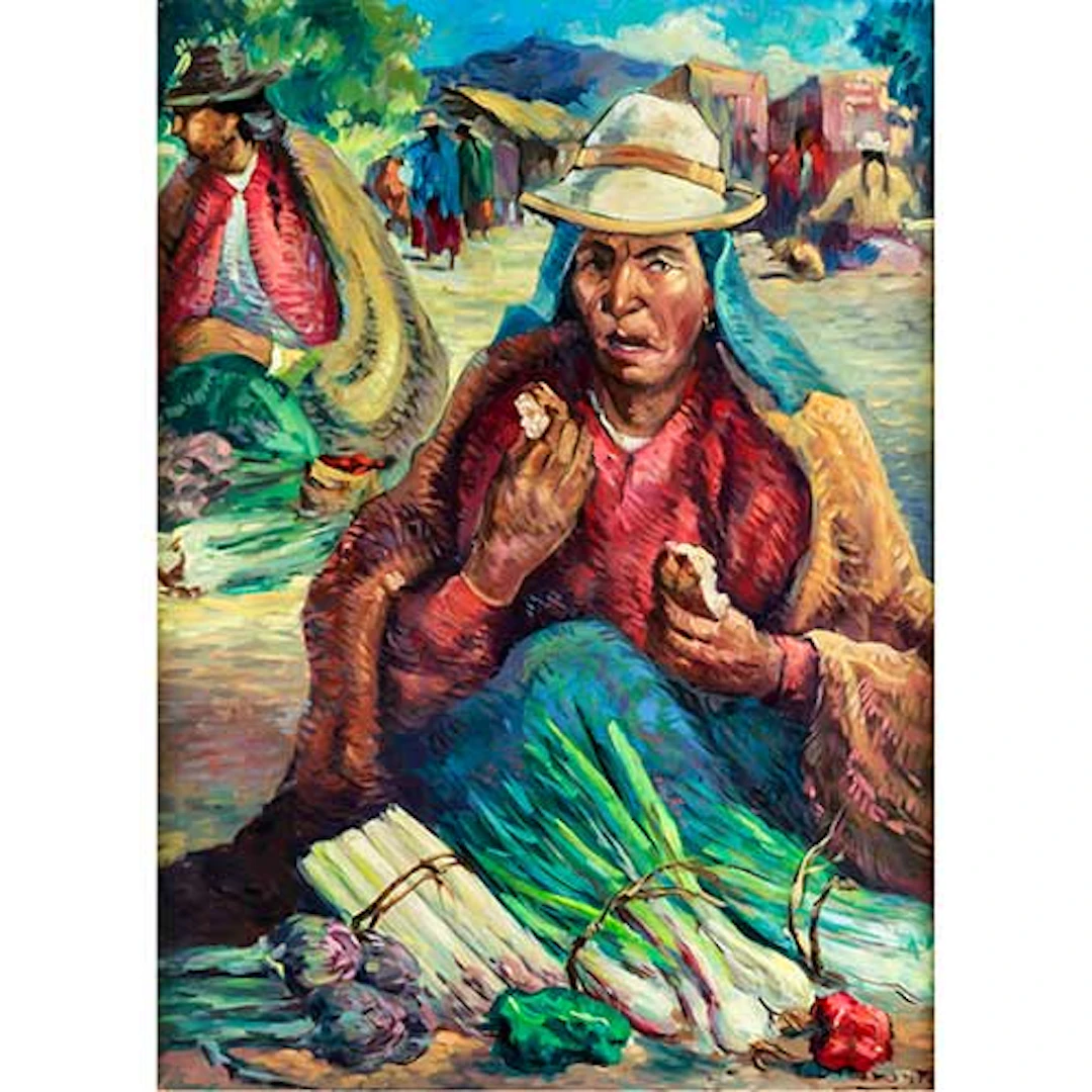 Comiendo pan quebrada de Humahaca