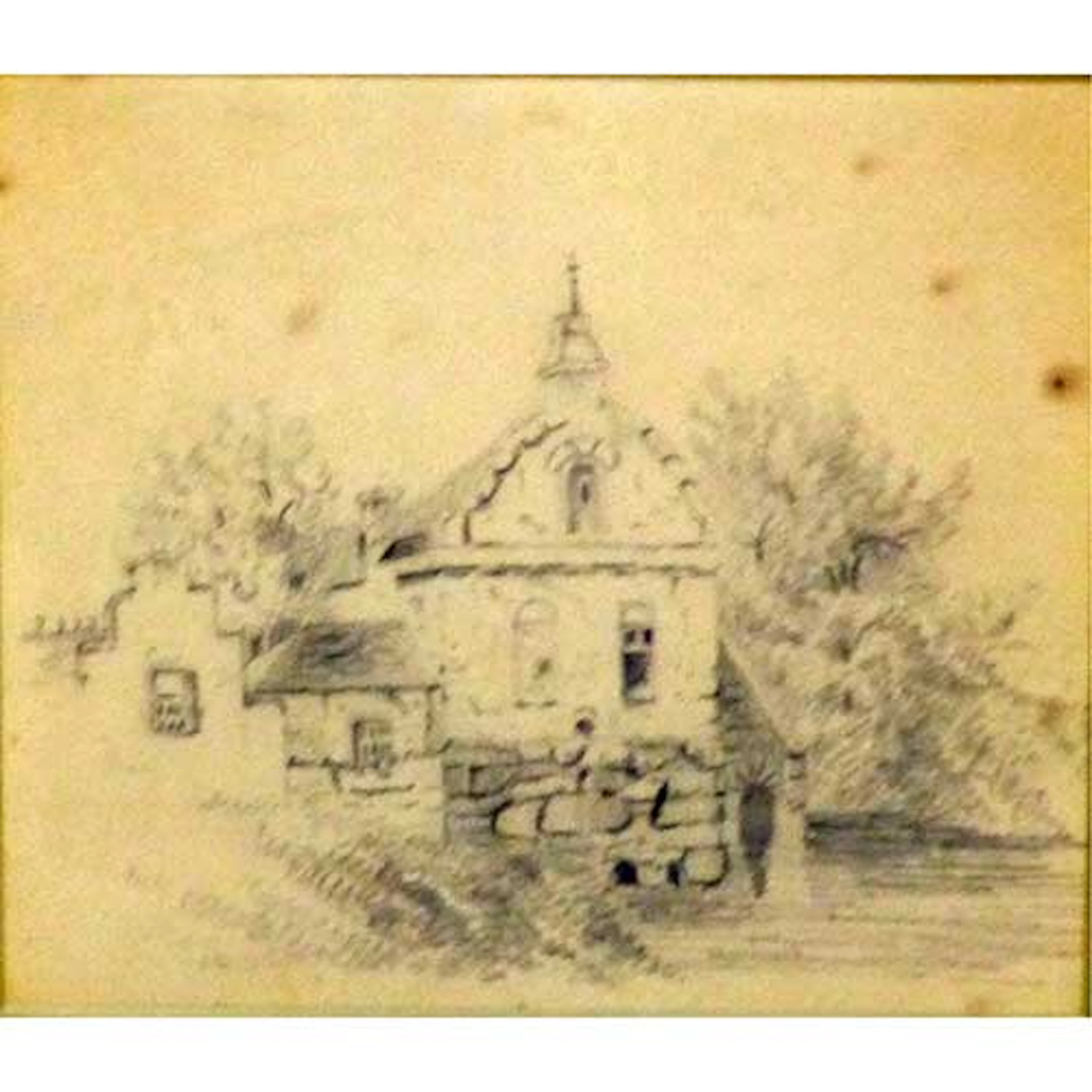 Iglesia junto al ro