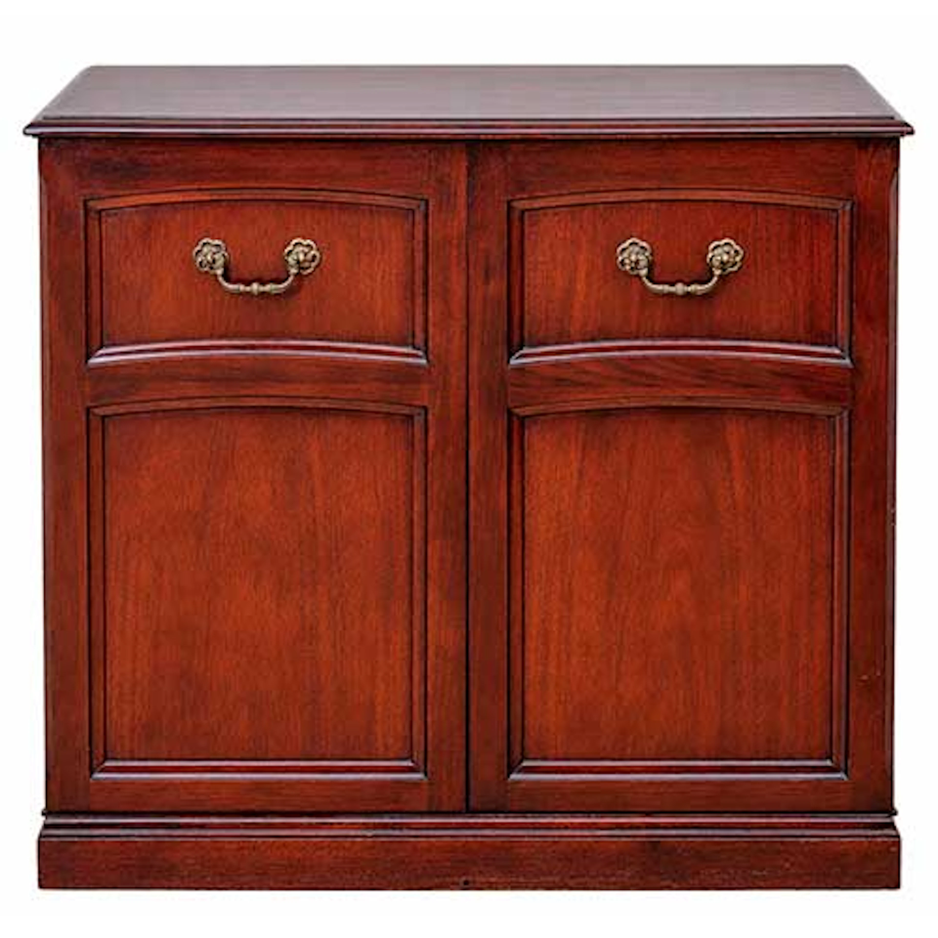 Mueble de dos puertas en madera patinada
