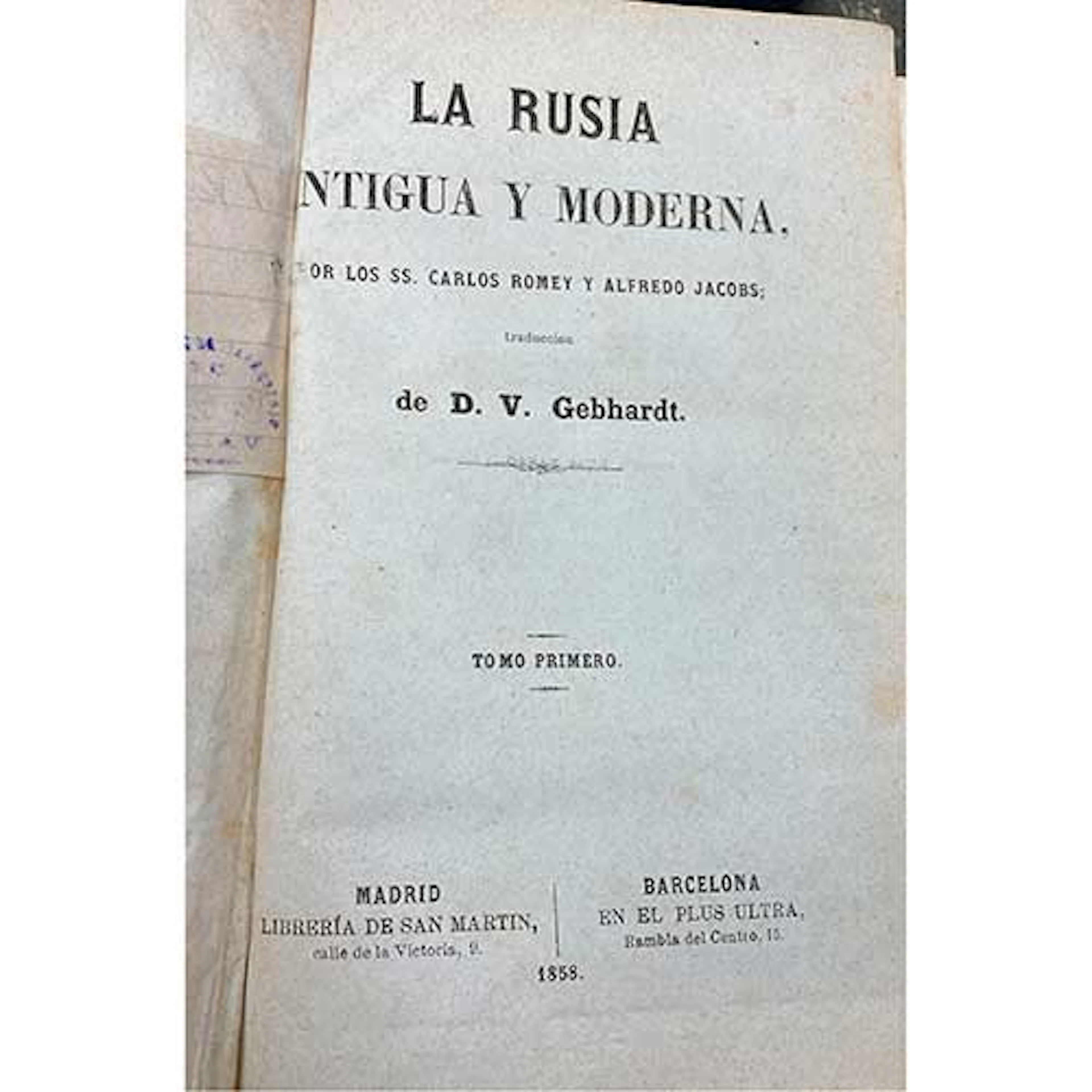 Romey, C., Jacobs, A., "La Rusia antigua y moderna", traduccin de D
