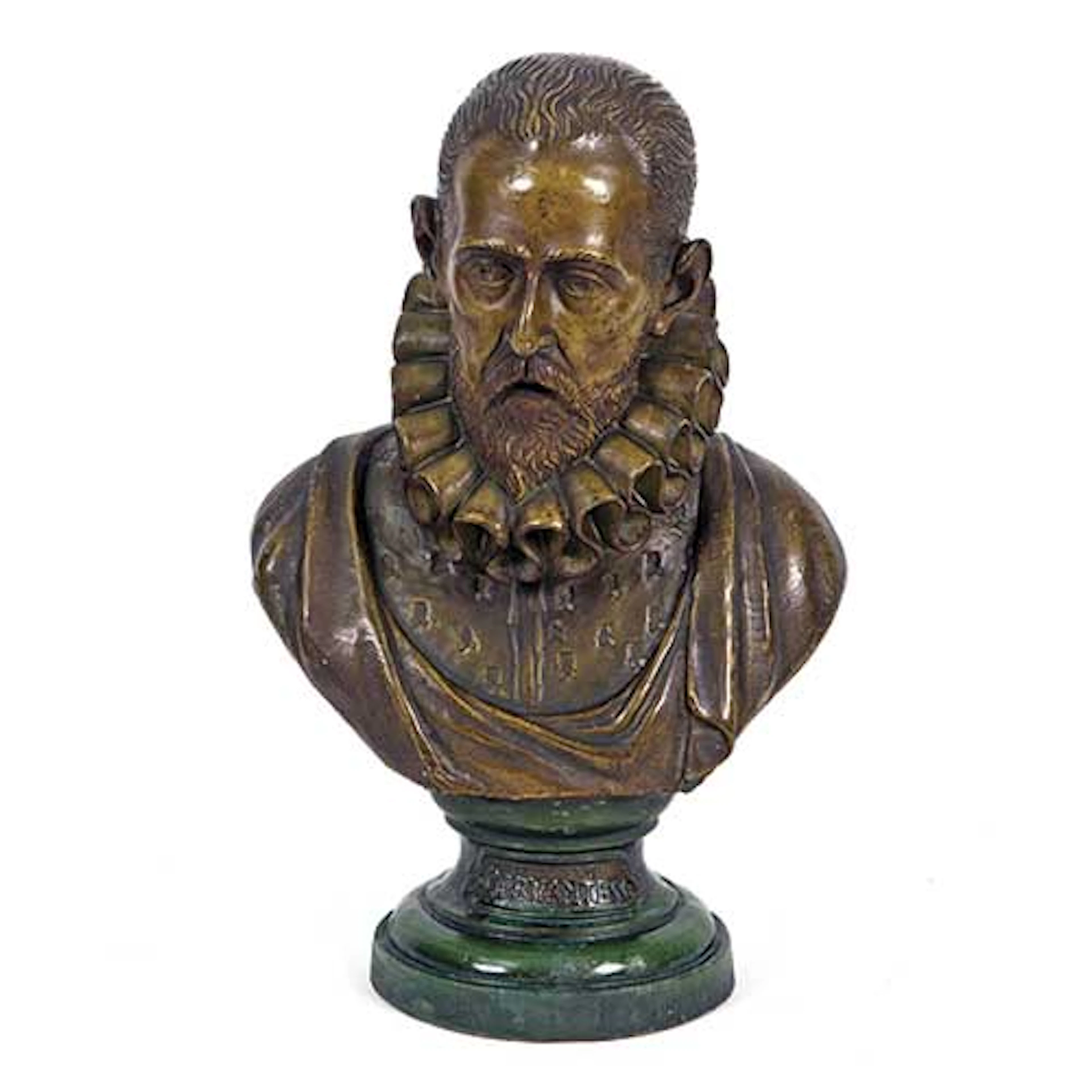 Busto de Cervantes.