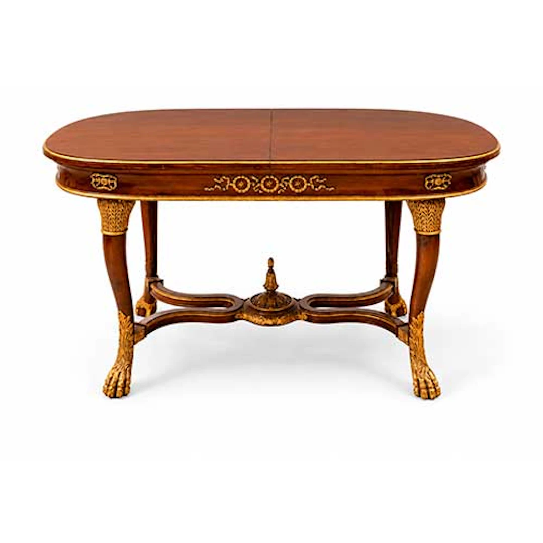 Mesa de comedor Loscertales estilo Fernandino en madera de cerezo