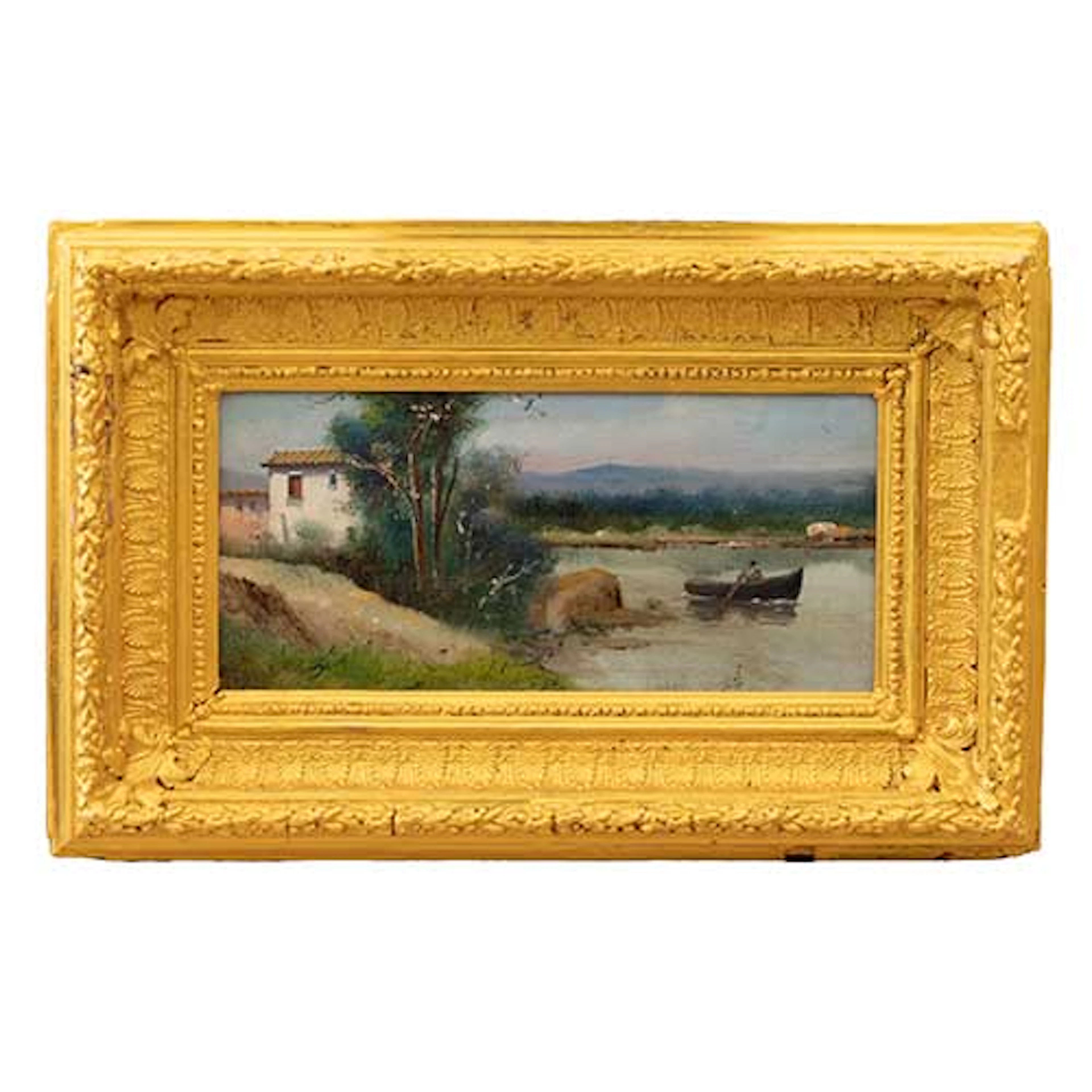 Paisaje con laguna