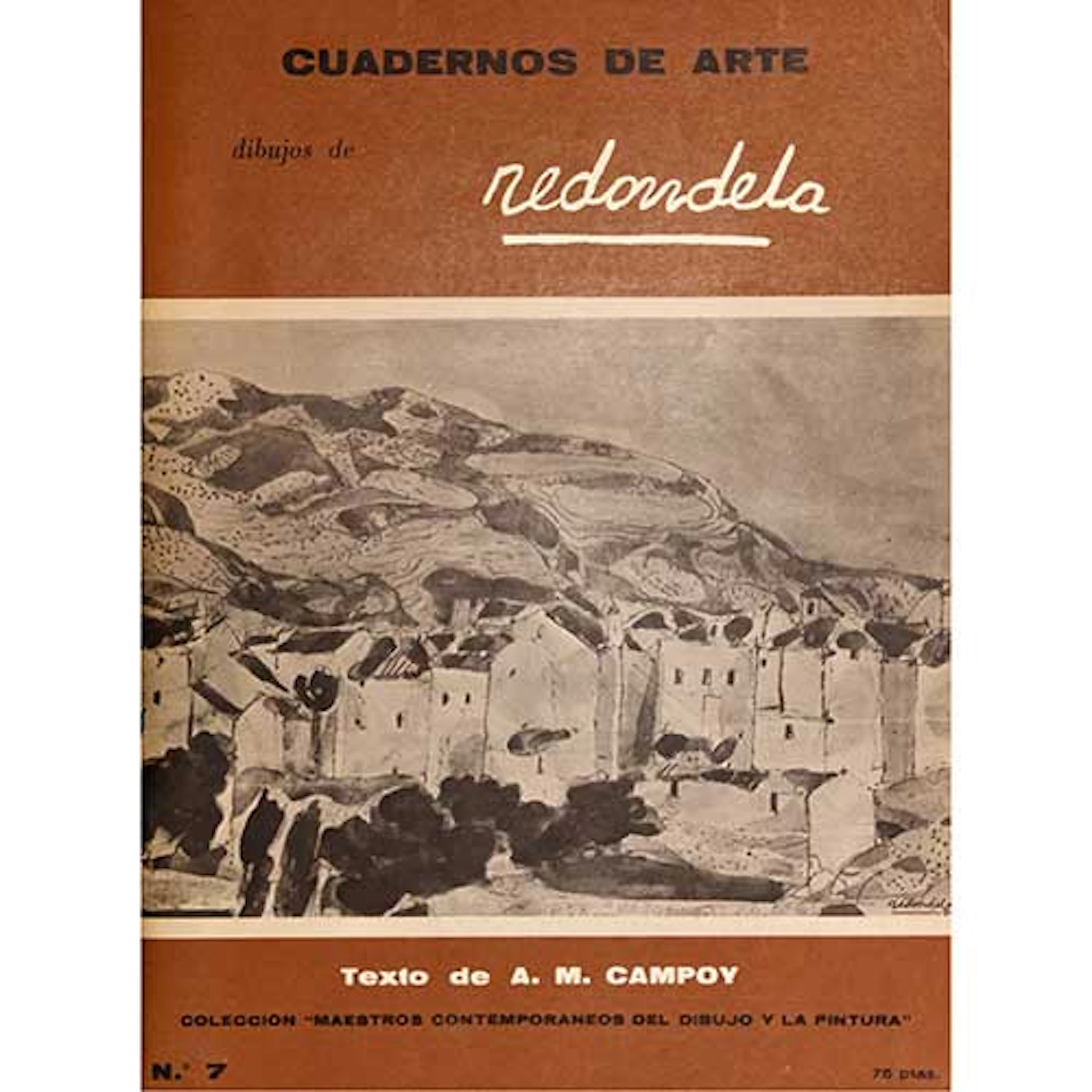 Arte. "Cuadernos de arte. Dibujos de Redondela" dentro de la coleccin