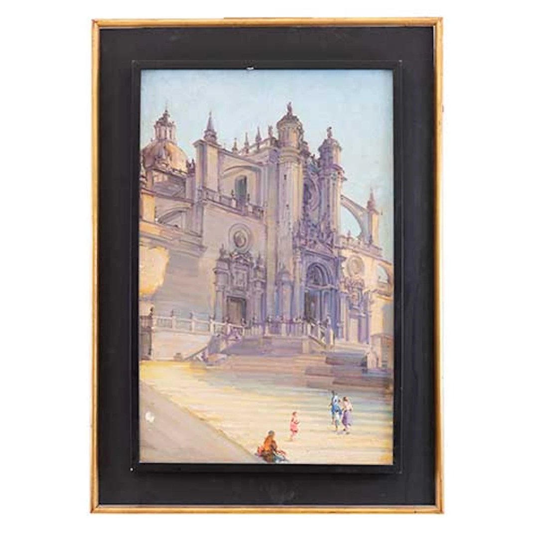 Fachada de catedral de Jerez