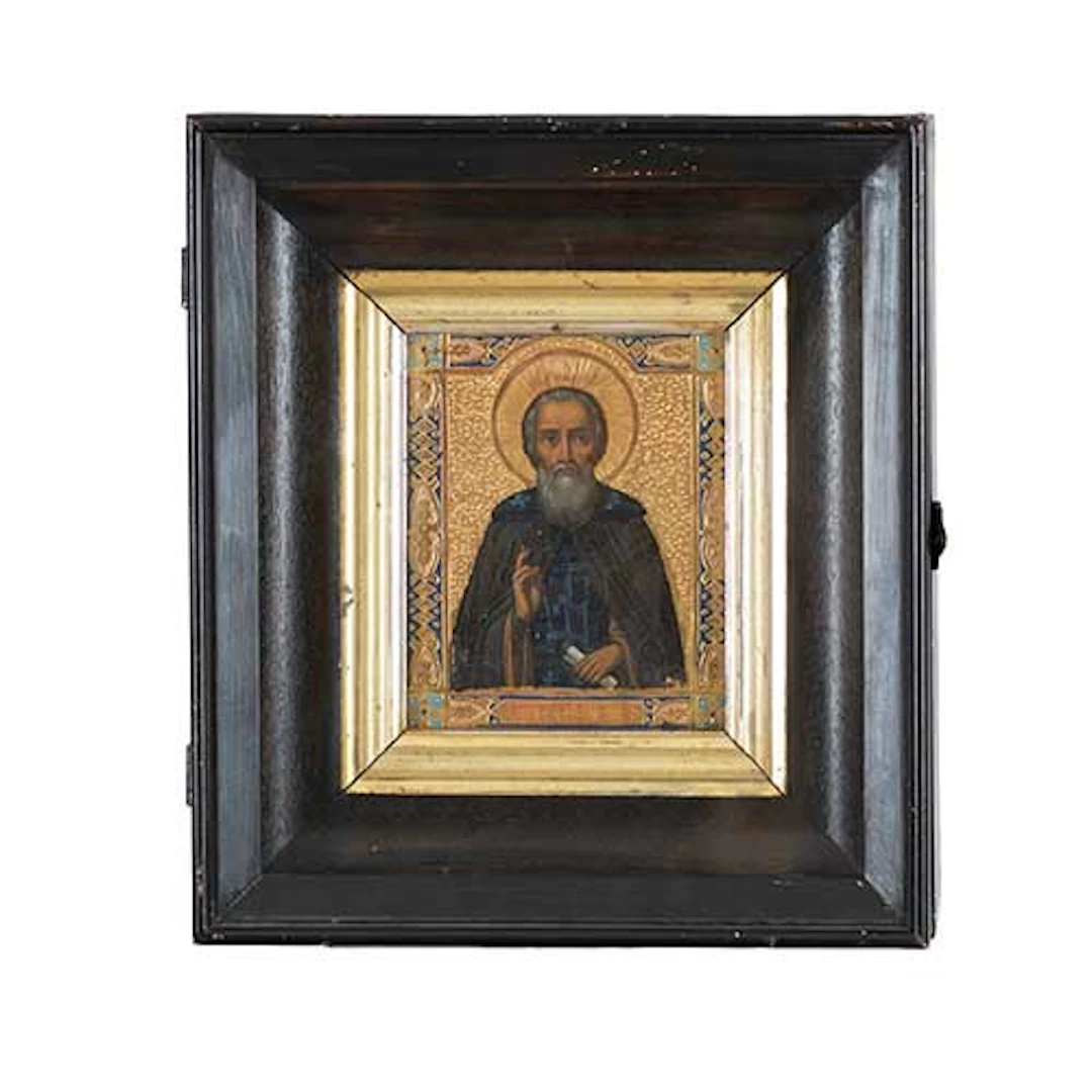 Icono cajeado con cristal
