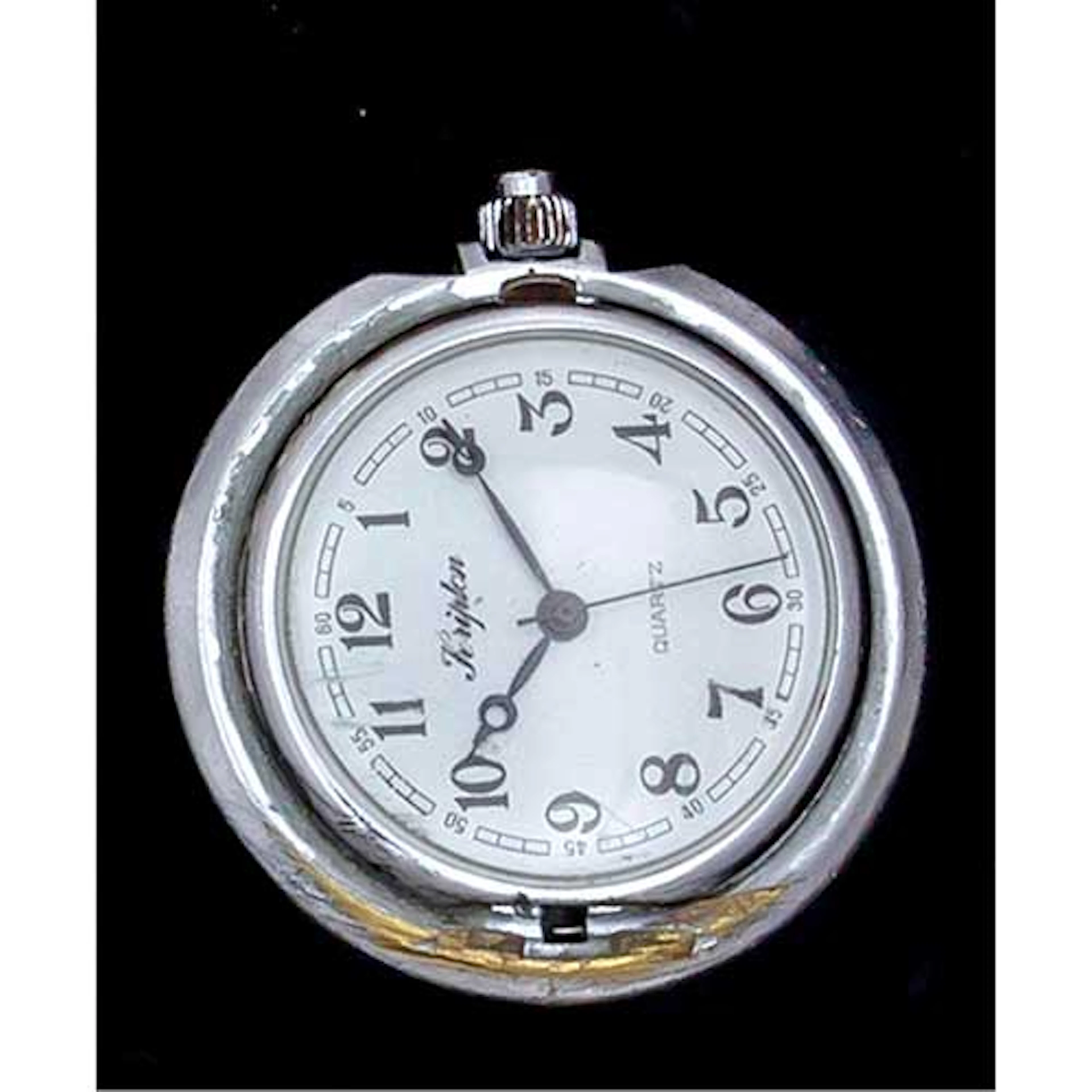 Reloj de bolsillo "Kripton" con armazn plateado