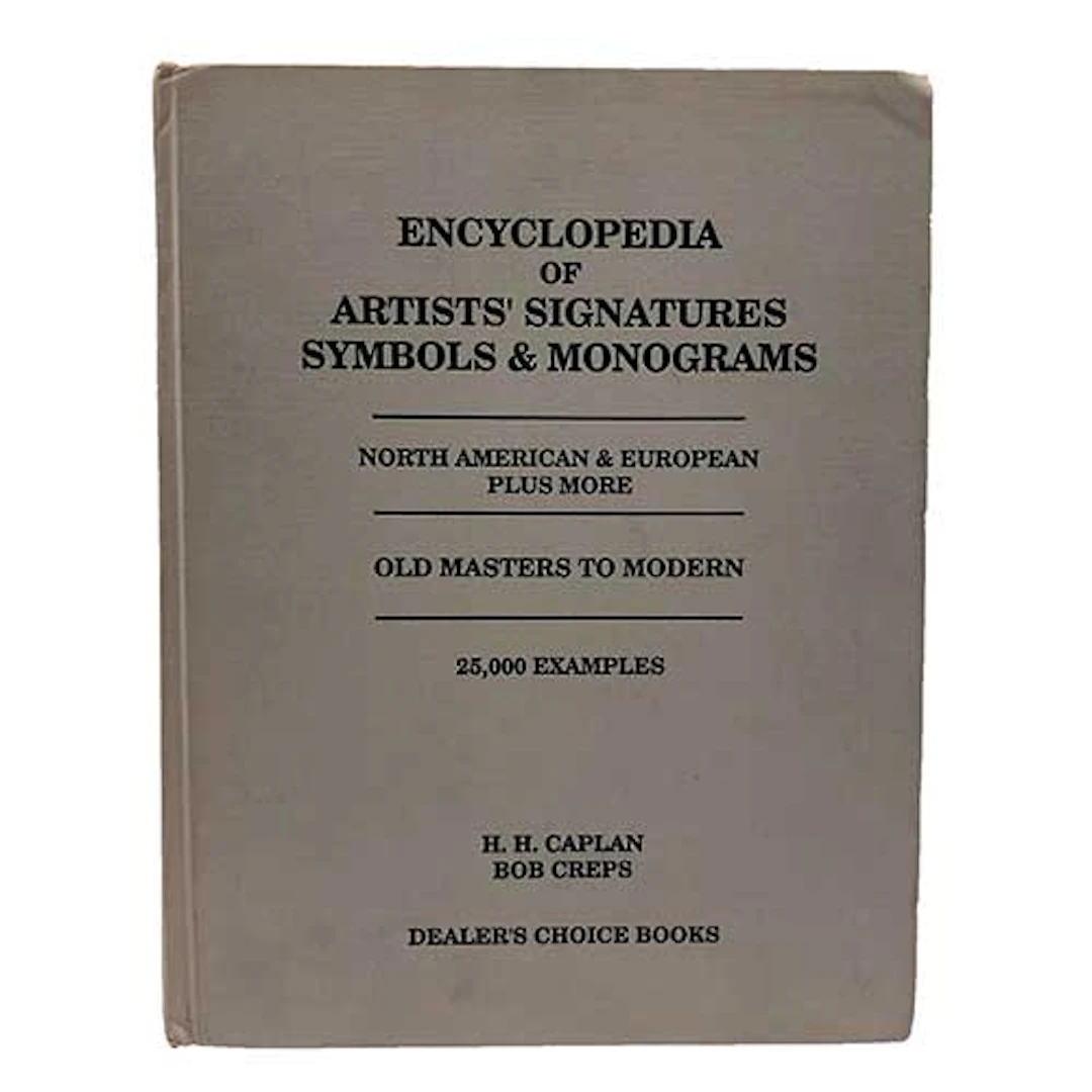 Encyclopedia of artistssignatures, symbols & monograms North American