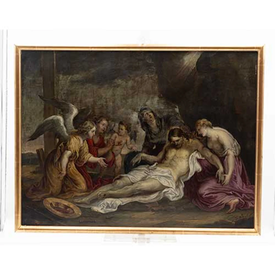 Piedad rodeada de ngeles