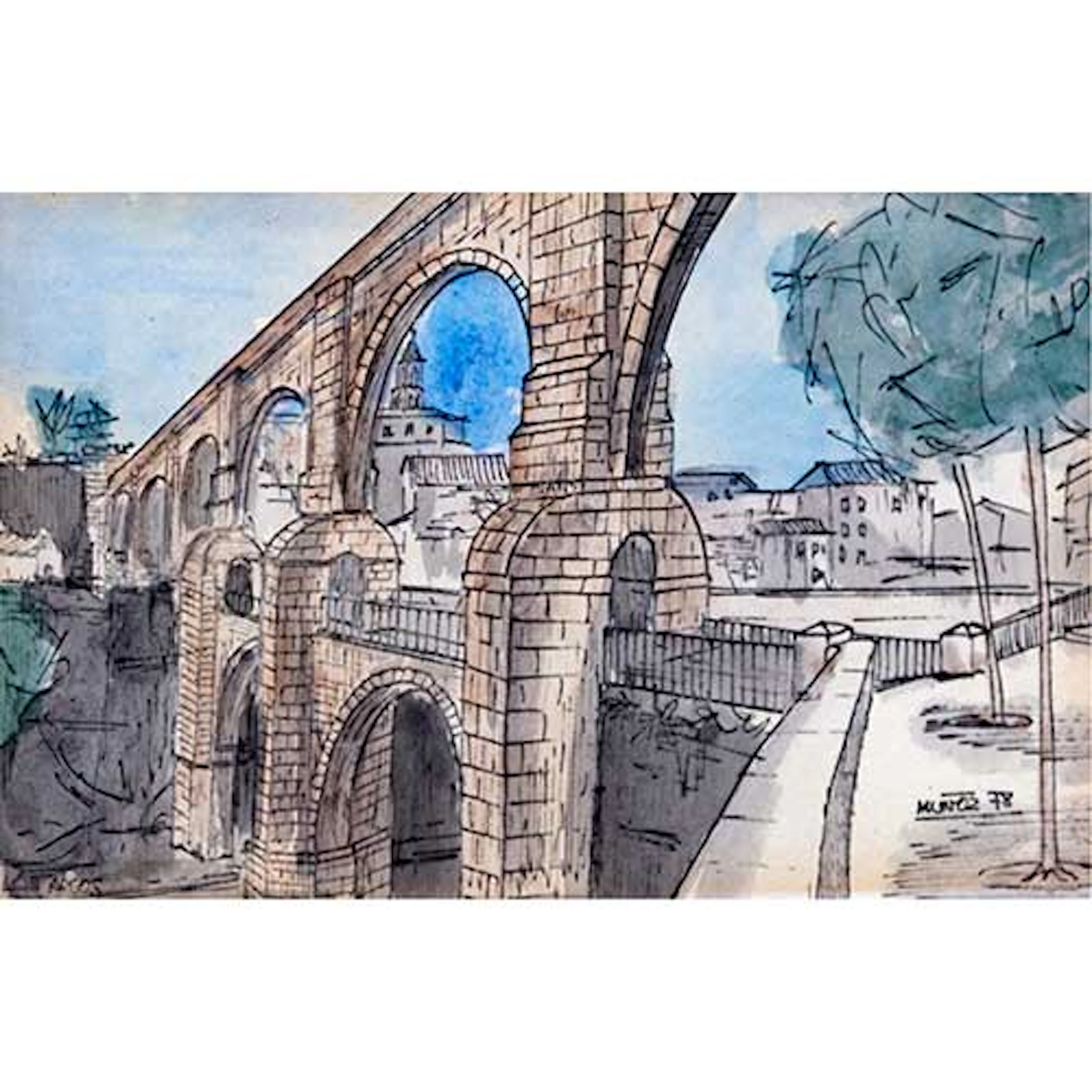 Paisaje, Sallent de Gllego y Los Arcos