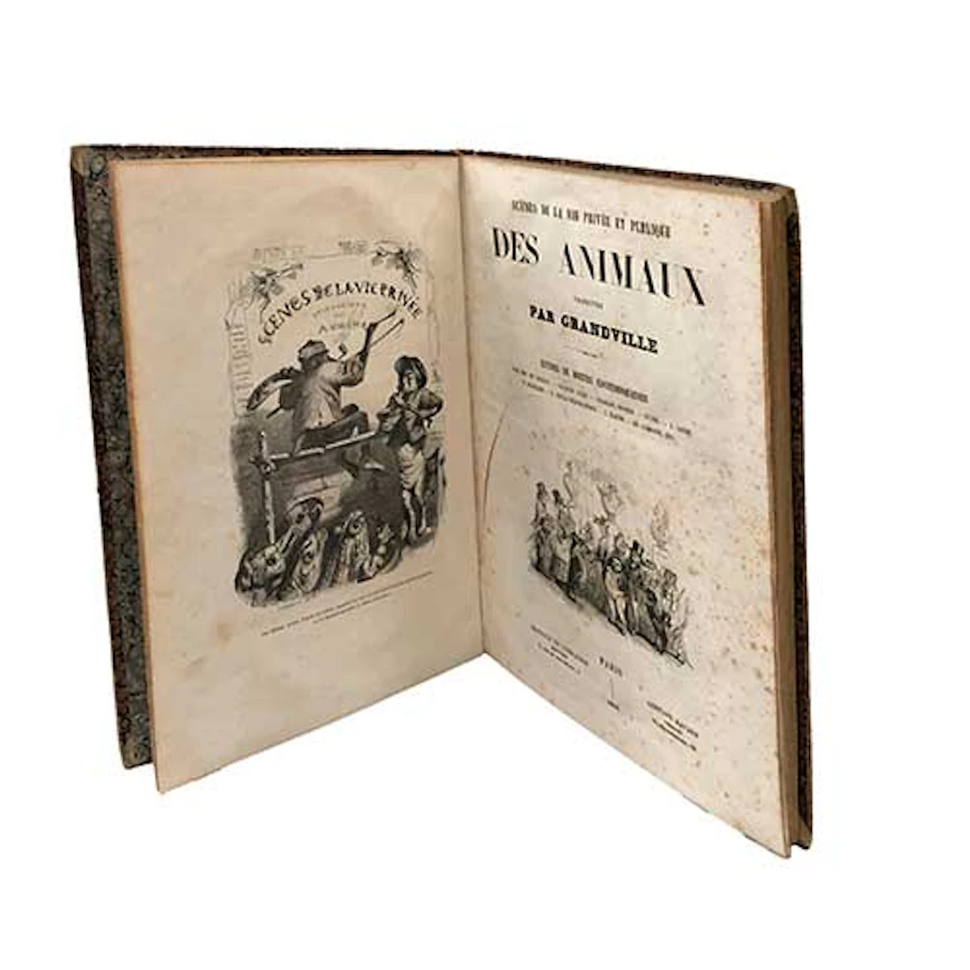 GRANDVILLE. "Scenes de la vie privee et publique des animaux "