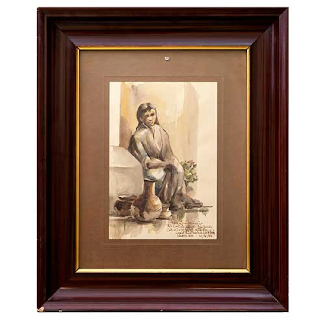 Vendedora de cermica