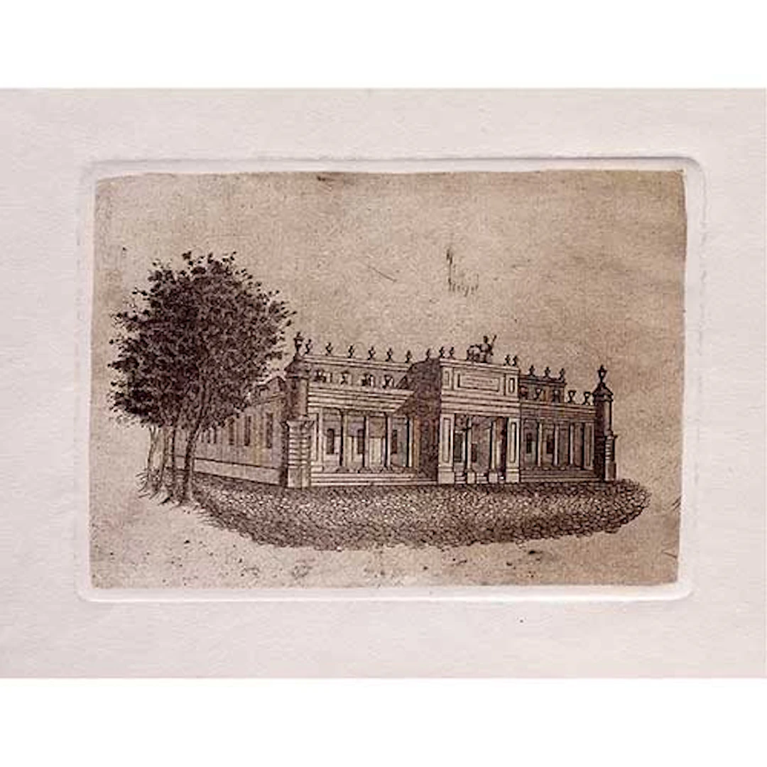 Fachada principal de Platera de Martnez (1836)