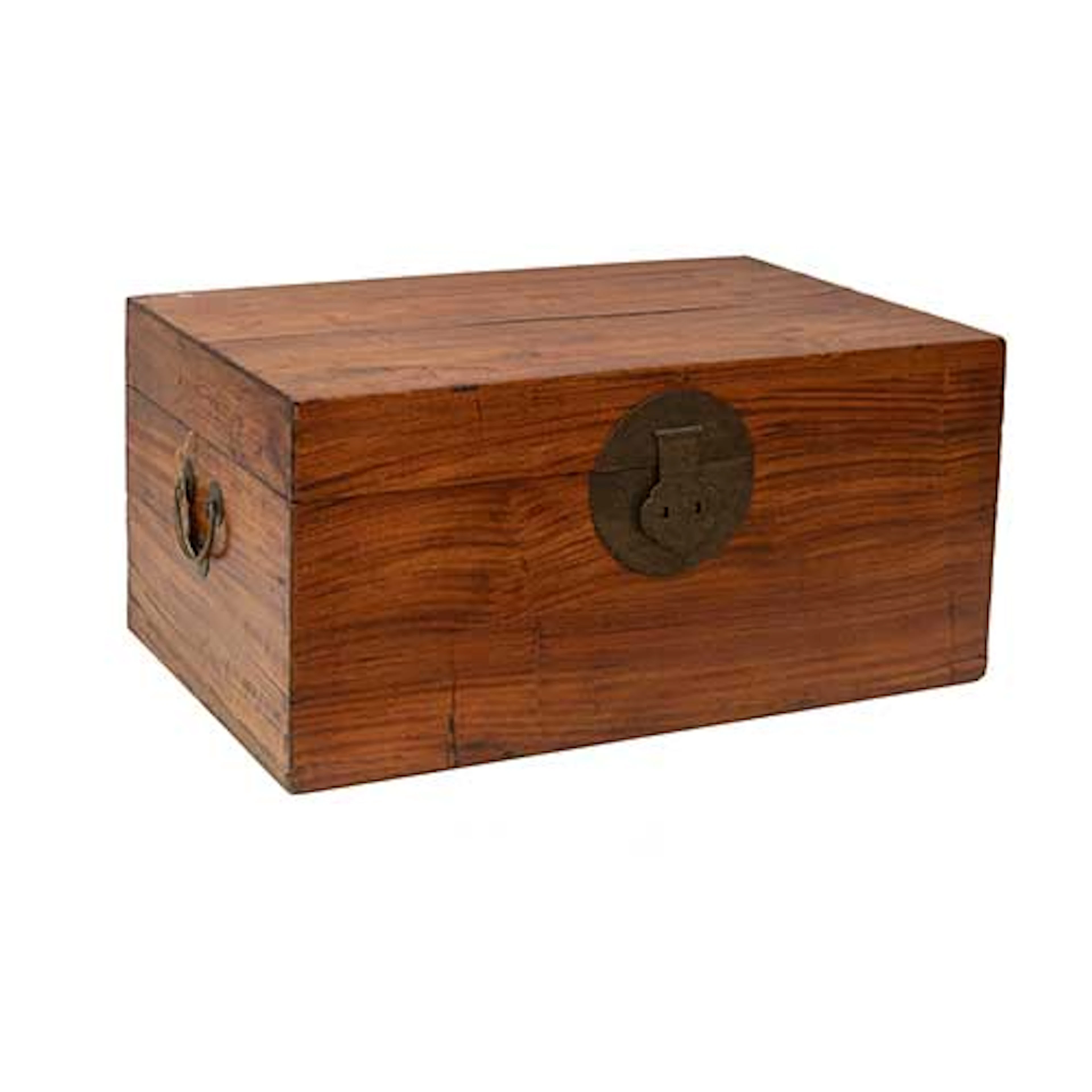 Bal en madera de alcanfor con herrajes en bronce.