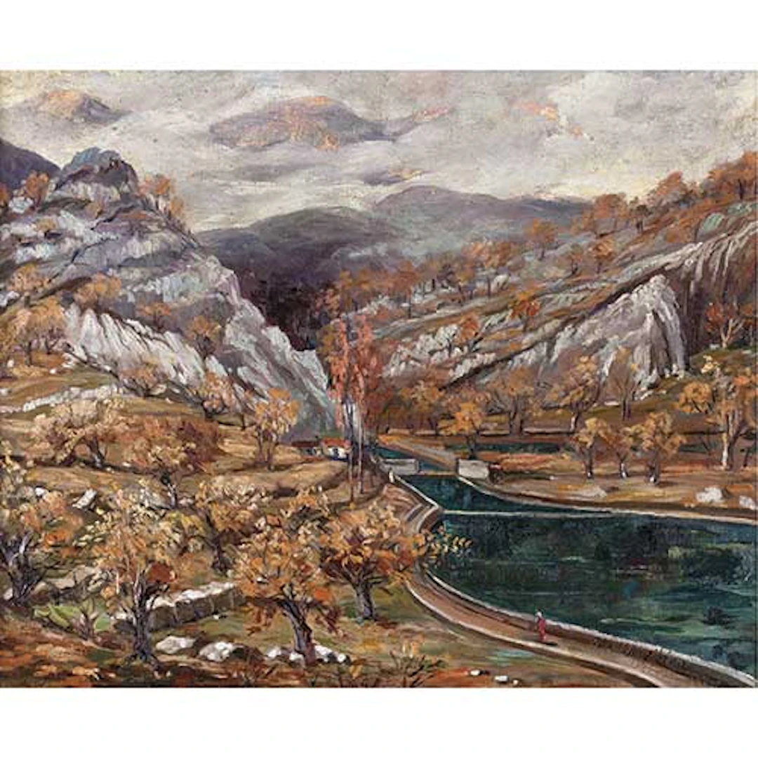 Paisaje de montaa