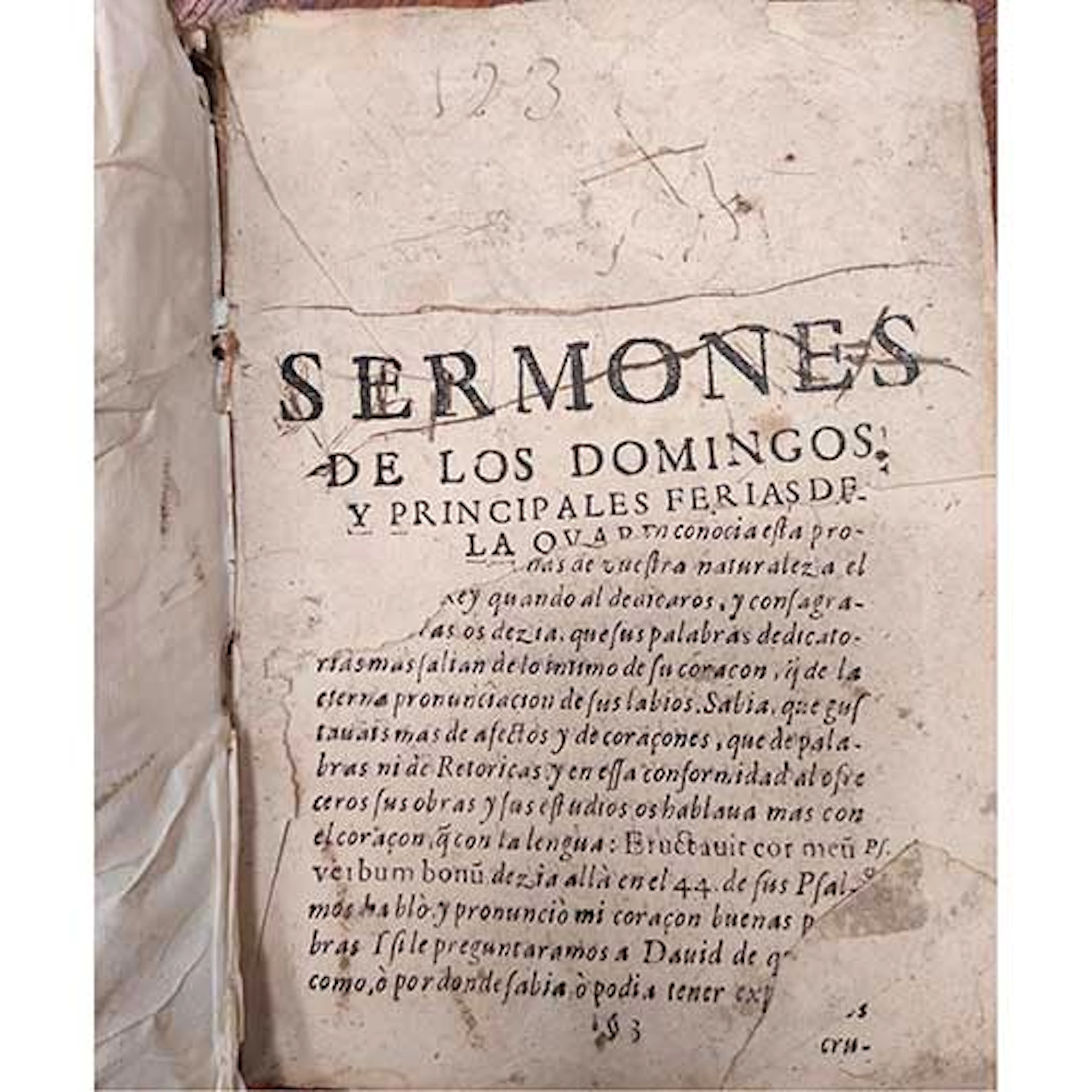 Sermones de los domingos y principales ferias de la quaresma