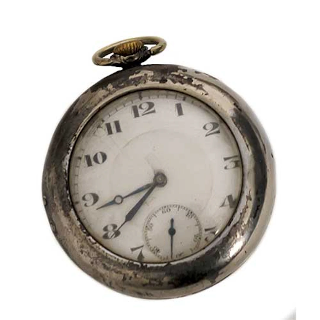 Reloj de bolsillo realizado en plata de 800.