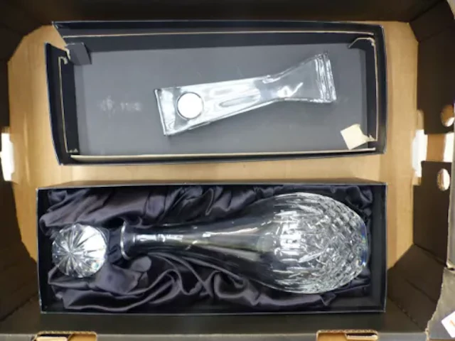 John Rocha for Waterford Crystal modern clock, together with a Royal