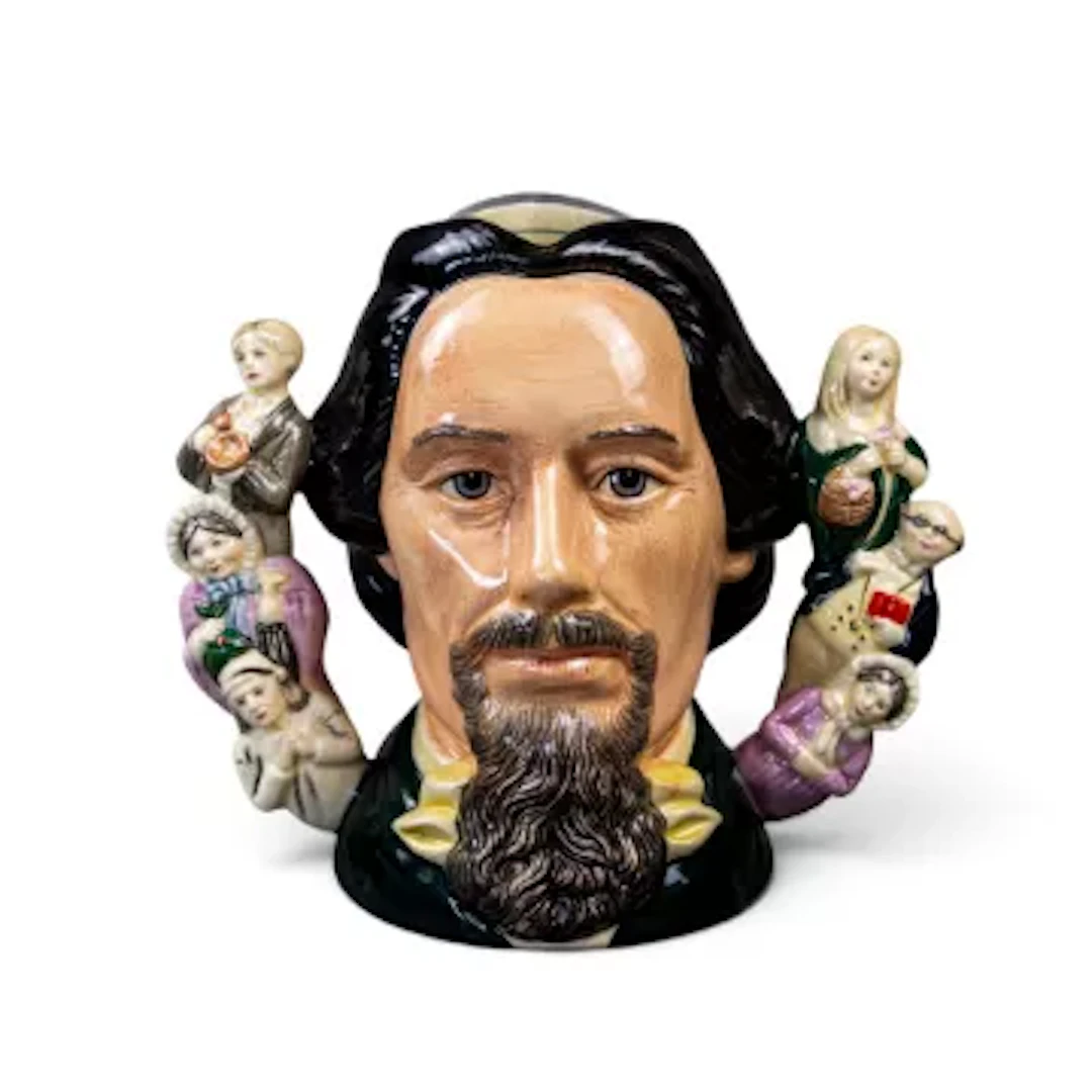 Royal Doulton twin handled character jug, Charles Dickens D6939, number