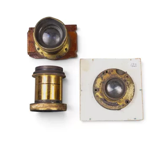 Eastman Kodak Doppel Anastigmat brass camera lens shutter assembly