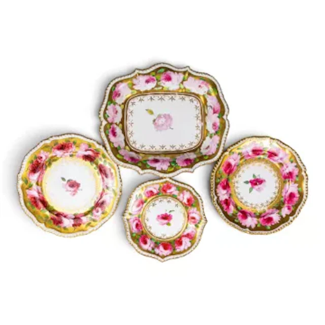 A small collection of Grainger & Co. Worcester porcelain c1812-1839