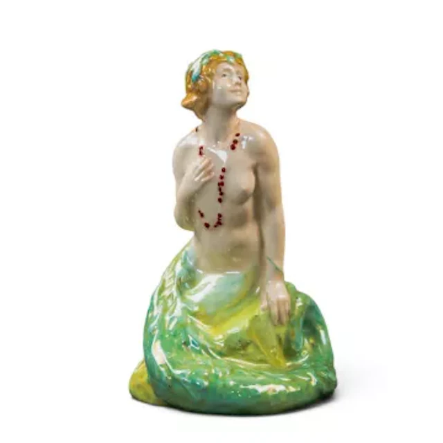 Royal Doulton figurine, The Mermaid, HN 97, designed by Harry Tittensor
