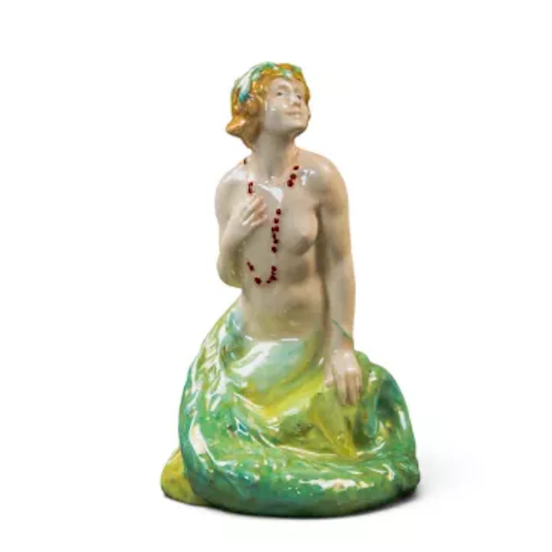 Royal Doulton figurine, The Mermaid, HN 97, designed by Harry Tittensor