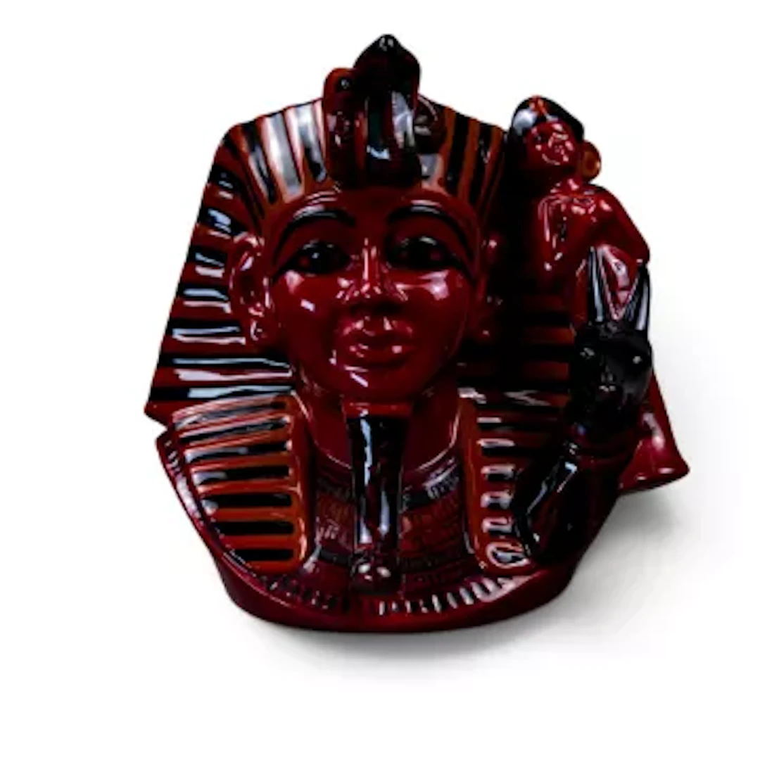 Royal Doulton Flambe character jug The Pharoah D7028, number 1495