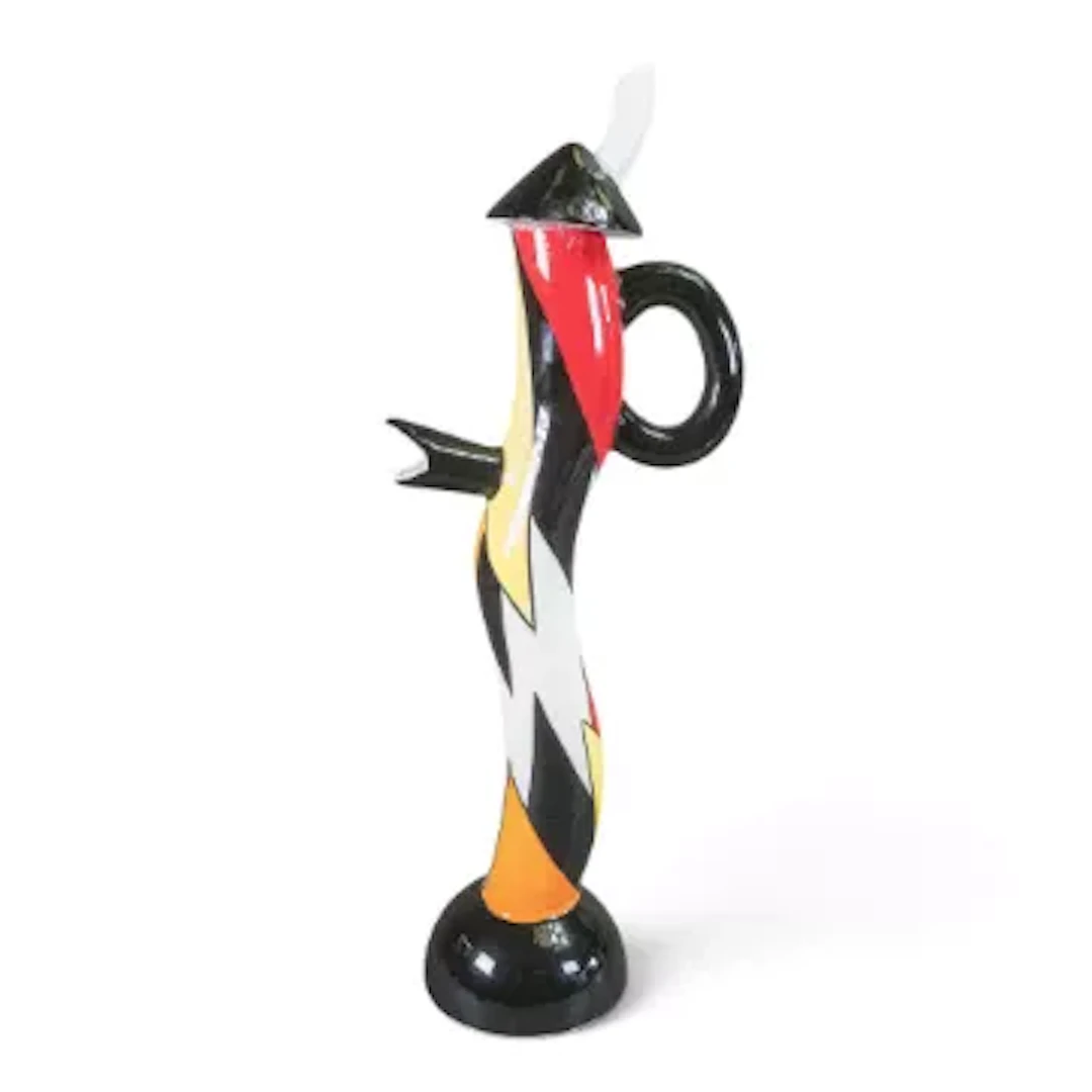 Lorna Bailey Matchstick Men teapot, limited edition 12/16.