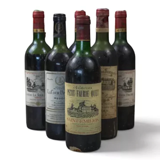 A selection of red wine to include 1979 Chateau La Tour Prignac Medoc