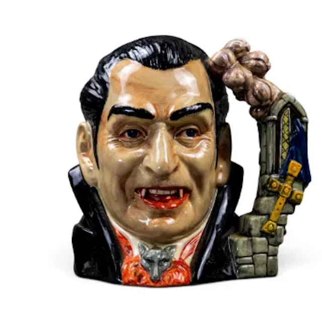 Royal Doulton character jug, Count Dracula D7053. Character Jug of