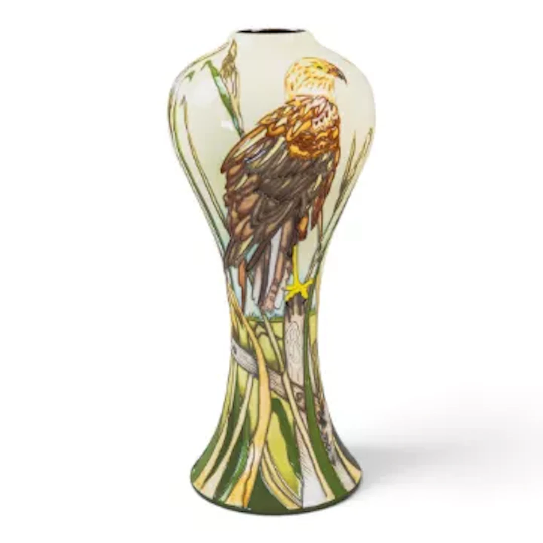A Moorcroft limited edition vase Secrets of the Reedbed designed by
