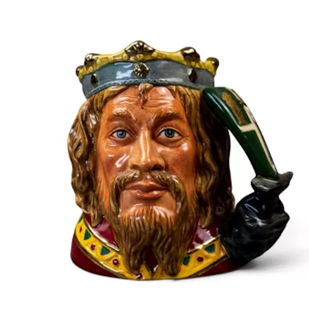Royal Doulton limited edition character jug, King Arthur D7055, number