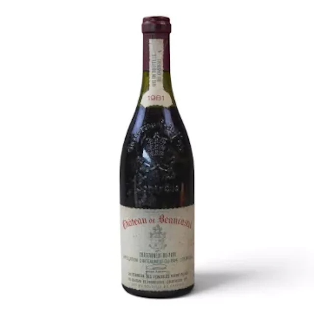 1981 Cháteau de Beaucastel Cháteauneuf-du-Pape, 75cl.