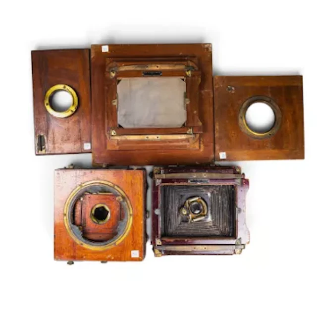 Late 19th/early 20th century Kodak folding bellows camera, featuring