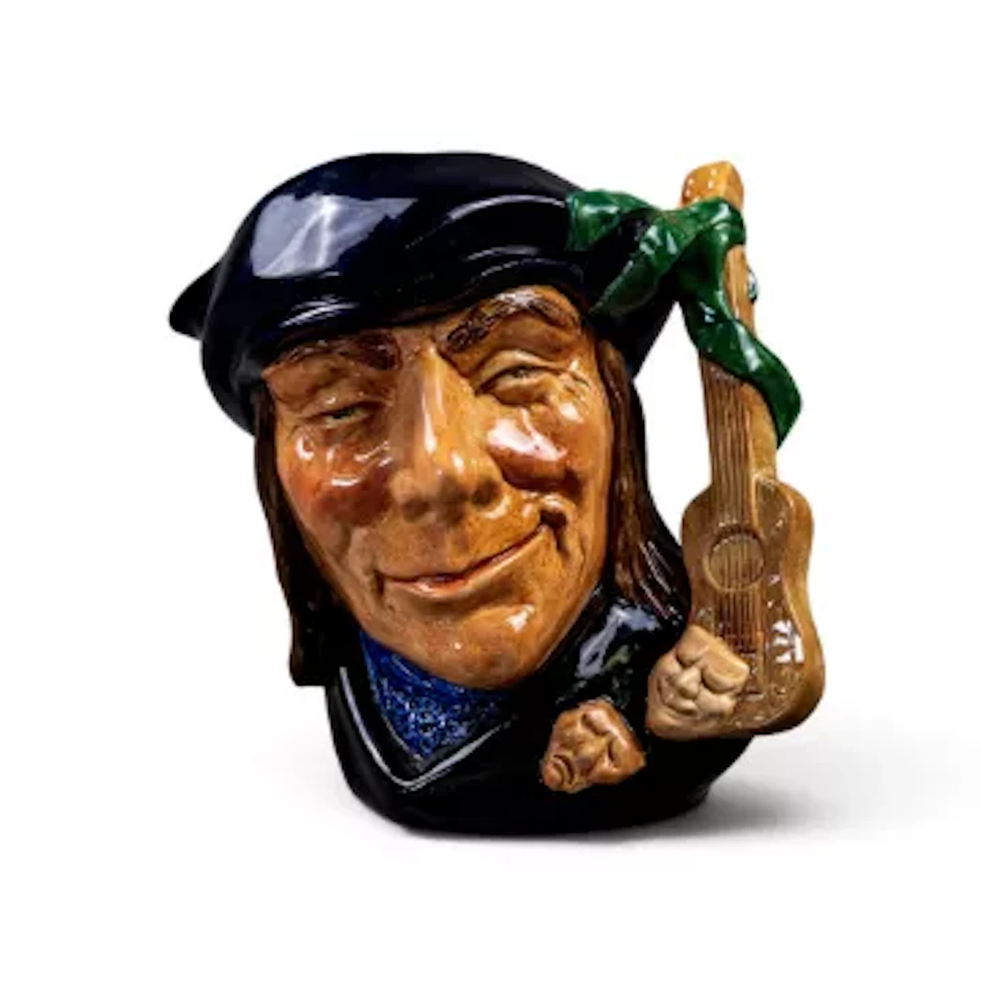Royal Doulton large character jug Scaramouche D6558, h.18.5cm.