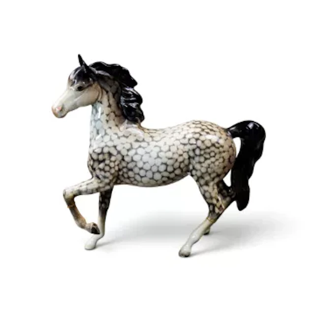 A Beswick Prancing Arab in Rocking Horse Grey, model number 1261, h.17cm. (a/f)
