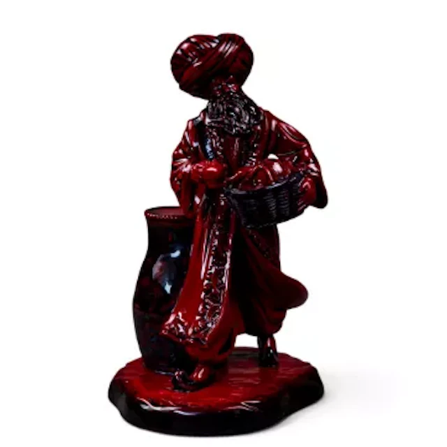 Royal Doulton Flambe Figure, The Lamp Seller, HN3278, designed by
