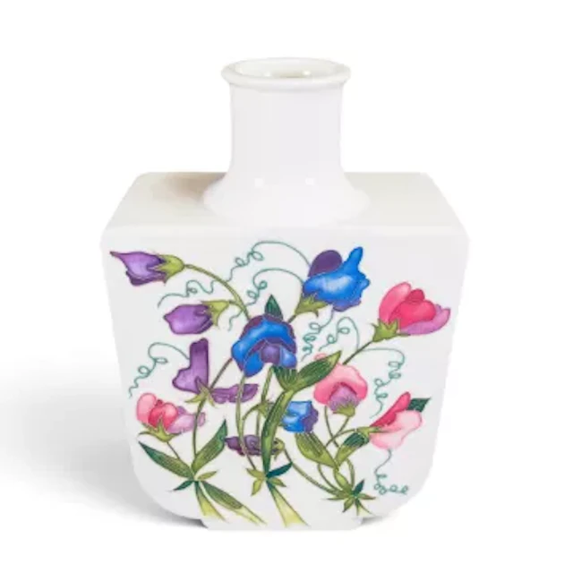 Moorcroft Sweetness Vase 37/8. Designer Nicola Slaney, RRP £567, h.20cm.