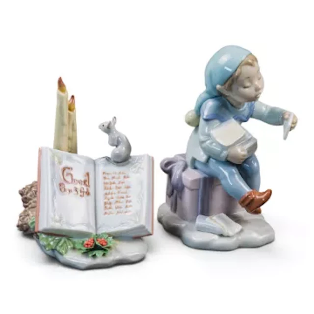 Two Lladro figures to include Delivering Magic, model 6898 & Good