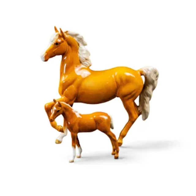 Two Beswick Palomino models to include a Prancing Arab, model 1261