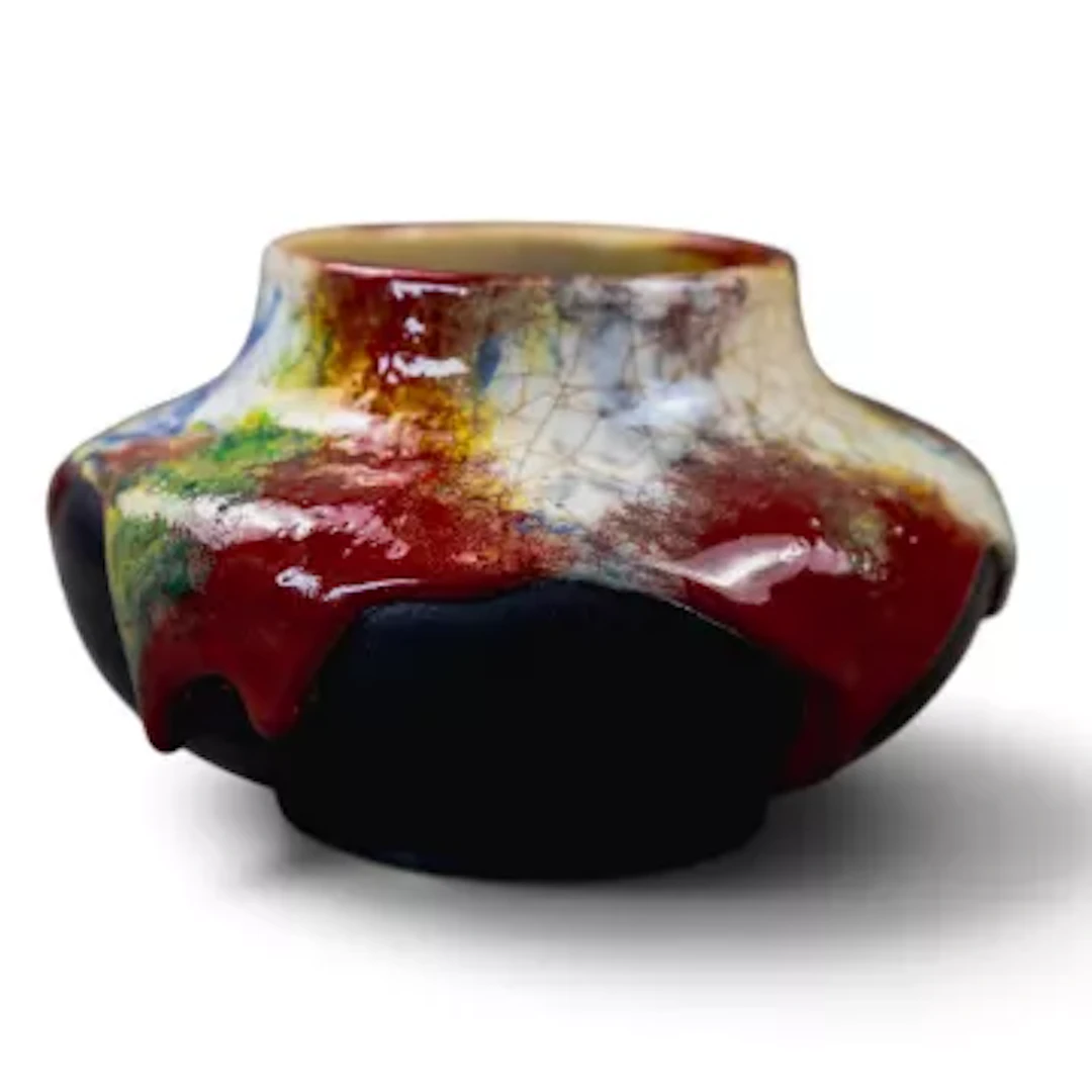 A Royal Doulton Chang vase , c1920's, by Charles Noke & Harry Nixon