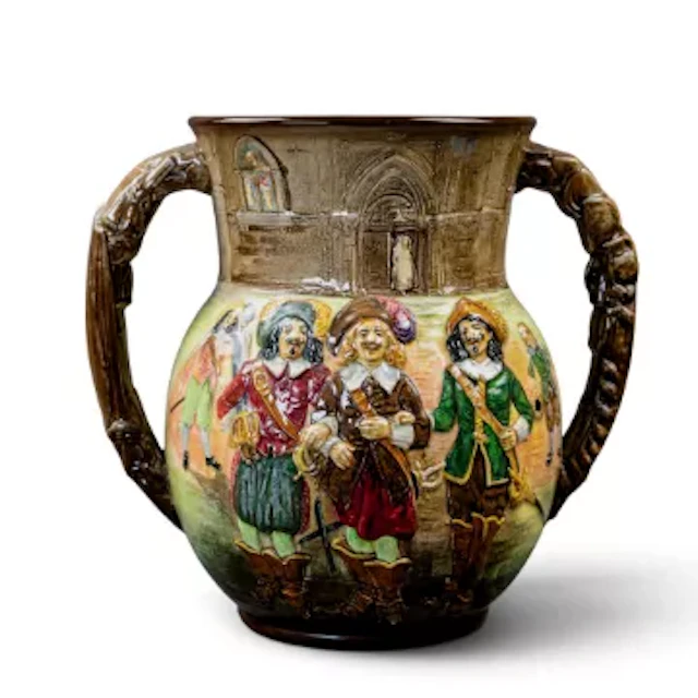 Royal Doulton twin handled loving cup The Three Musketeers, limited